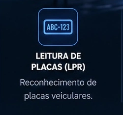 Leitura de placas LPR. Reconhecimento de placas veiculares.